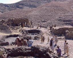 Site of the village Khorum where the Taliban says 200 people were killed during US bombing.